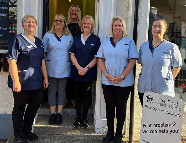 MK Foot Health clinic team